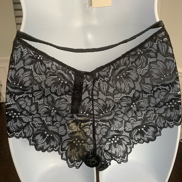 Journelle Black Lace High Waist Panty - Picture 4 of 4